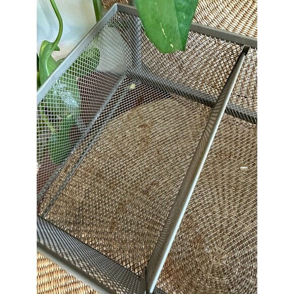 Mesh Metal Desk Organizer with 3 Compartments - Picture 7 of 12